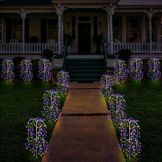 🌈 LIMITED-TIME 50% OFF! ✨ Solar Garden Lights Outdoor Decor – 100 LEDs, IP55 Waterproof, Easy Install 🌙