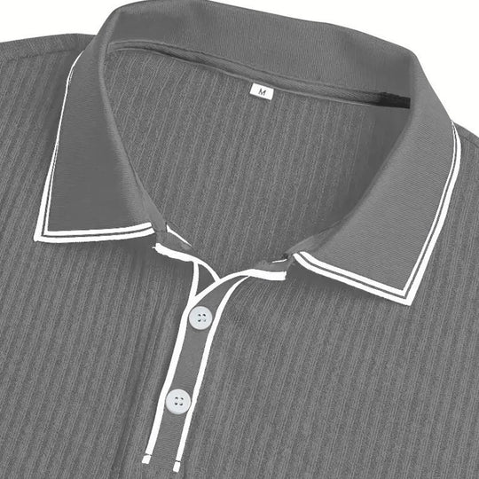 👕 50% RABATT! 🌞 Lässiges Sommer-Polohemd mit Kurzen Ärmeln – Atmungsaktive Baumwolle, Moderne Passform &amp; Ideal Für Freizeit &amp; Arbeit 💼