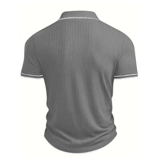 👕 50% RABATT! 🌞 Lässiges Sommer-Polohemd mit Kurzen Ärmeln – Atmungsaktive Baumwolle, Moderne Passform &amp; Ideal Für Freizeit &amp; Arbeit 💼