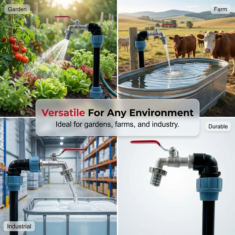 Adapter-Set für IBC-Tanks – Erhöhung, Zapfhahn aus Zinklegierung (3/4“), PE-Schlauch &amp; Winkelstücke – ideal für Garten &amp; Haushalt💧🏡