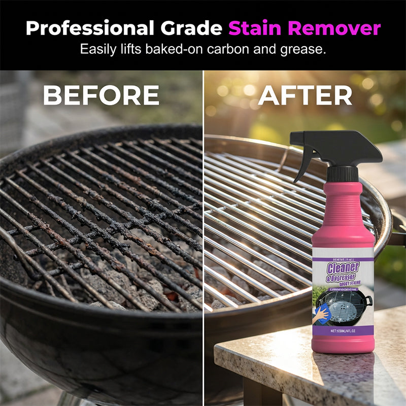 🔥 Fast-Acting Heavy-Duty Grill Degreaser Spray – Cuts Grease in Seconds ✨