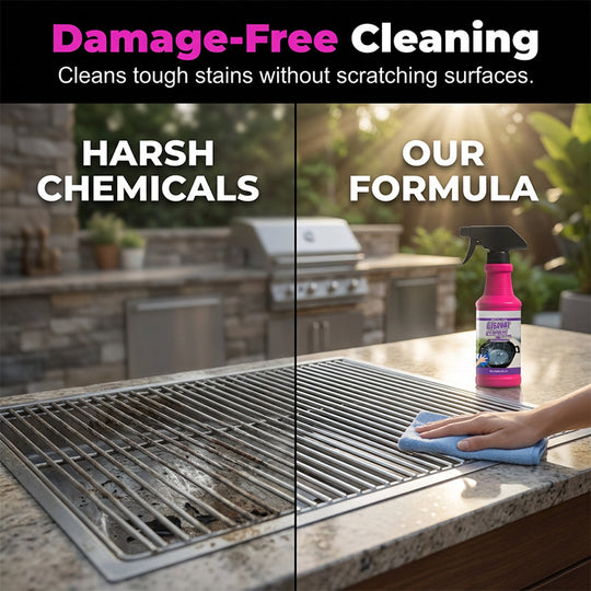 🔥 Fast-Acting Heavy-Duty Grill Degreaser Spray – Cuts Grease in Seconds ✨