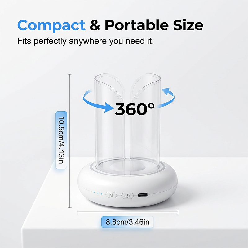 🌙 No Noise, No Chemicals – 360° UV Mosquito &amp; Fly Trap Lamp 🦟✨