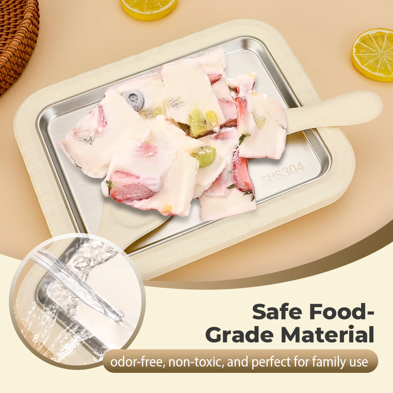 DIY Ice Cream Roll Maker Pan – Create Delicious Rolled Ice Cream at Home 🍦✨