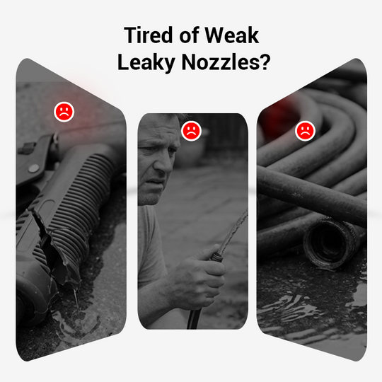 🚿 High-pressure water gun – 3 interchangeable nozzles, durable aluminium alloy &amp; powerful ✨