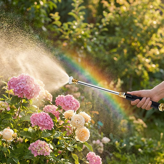 🚿 High-pressure water gun – 3 interchangeable nozzles, durable aluminium alloy &amp; powerful ✨