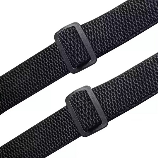 3,8 cm breiter Gurt mit Maiskorn-Muster – elastischer Karabiner-Gurt für Herren – ideal zum Klettern, Wandern &amp; Outdoor-Aktivitäten⛰️🧗‍♂️
