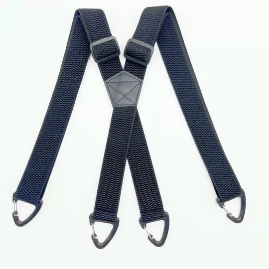 3,8 cm breiter Gurt mit Maiskorn-Muster – elastischer Karabiner-Gurt für Herren – ideal zum Klettern, Wandern &amp; Outdoor-Aktivitäten⛰️🧗‍♂️