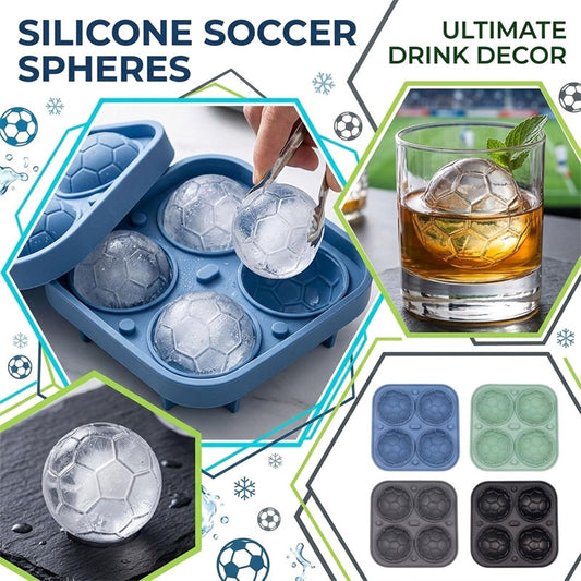 Football Shape Silicone Ice Ball Mold
