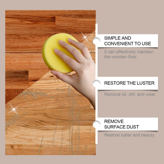 🏆 Buy 2 Get 1 Free🎁Natural Beeswax Wood Floor Maintenance Renewal Spray
