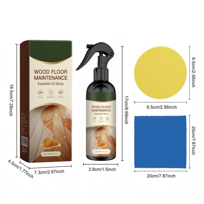 🏆 Buy 2 Get 1 Free🎁Natural Beeswax Wood Floor Maintenance Renewal Spray