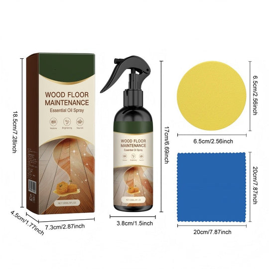 🏆 Buy 2 Get 1 Free🎁Natural Beeswax Wood Floor Maintenance Renewal Spray