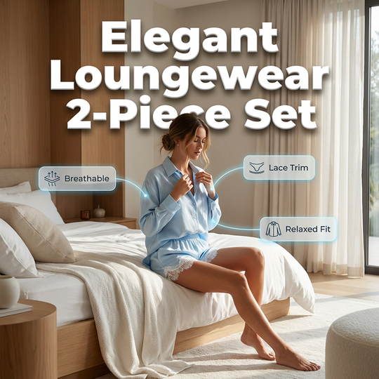 Women’s Trend Matching Shirt &amp; Shorts 2-Piece Set ✨ Buy More Save More Premium Skin-Friendly Fabric