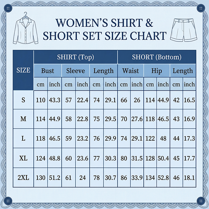 Women’s Trend Matching Shirt &amp; Shorts 2-Piece Set ✨ Buy More Save More Premium Skin-Friendly Fabric