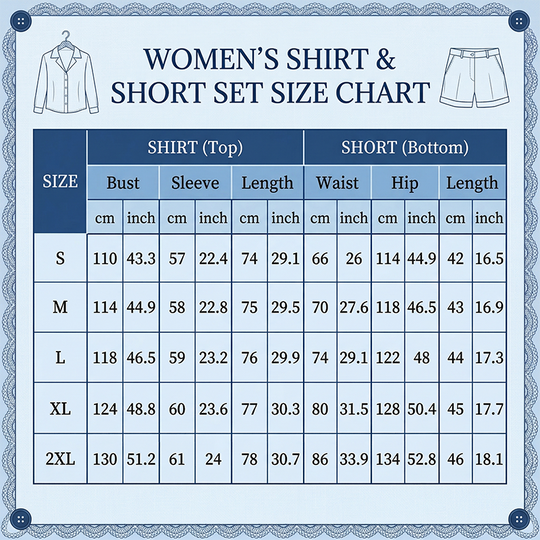 Women’s Trend Matching Shirt &amp; Shorts 2-Piece Set ✨ Buy More Save More Premium Skin-Friendly Fabric