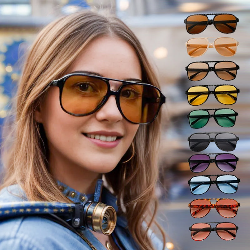 Retro and Lightweight Summer Sunglasses with UV Protection