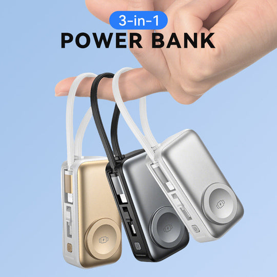 📱50% OFF NOW! 🔋3-in-1 Magnetic Wireless Power Bank