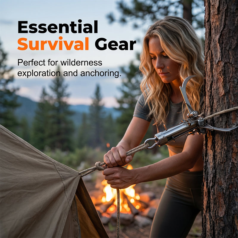 Stainless Steel Folding Grappling Hook