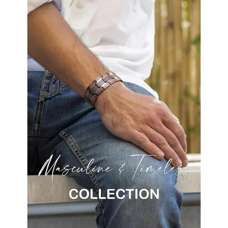 Copper magnetic bracelet——Relieve fatigue and promote blood circulation✨