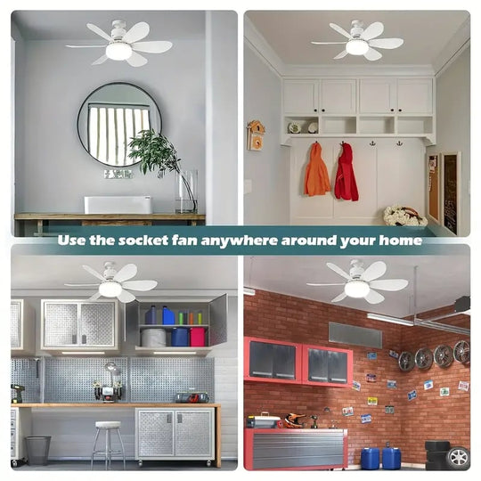🏆LAST DAY SALE 50% OFF🔥SmartBreez 40W LED Ceiling Fan Light – 20.5 Ultra-Quiet with Remote 🎯 | E27 + FREE B22 Adapter 🔌 | For Bedroom 😴, Kitchen 👩‍🍳 &amp; Garage 🛠️ – UK Ready!