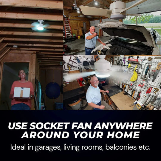 🏆LAST DAY SALE 50% OFF🔥SmartBreez 40W LED Ceiling Fan Light – 20.5 Ultra-Quiet with Remote 🎯 | E27 + FREE B22 Adapter 🔌 | For Bedroom 😴, Kitchen 👩‍🍳 &amp; Garage 🛠️ – UK Ready!