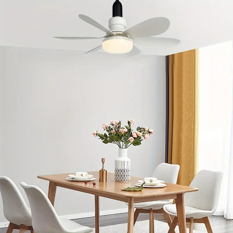 🏆LAST DAY SALE 50% OFF🔥SmartBreez 40W LED Ceiling Fan Light – 20.5 Ultra-Quiet with Remote 🎯 | E27 + FREE B22 Adapter 🔌 | For Bedroom 😴, Kitchen 👩‍🍳 &amp; Garage 🛠️ – UK Ready!