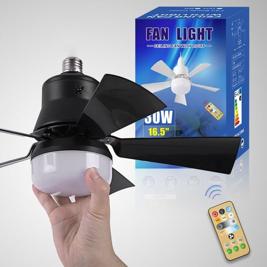 🏆LAST DAY SALE 50% OFF🔥SmartBreez 40W LED Ceiling Fan Light – 20.5 Ultra-Quiet with Remote 🎯 | E27 + FREE B22 Adapter 🔌 | For Bedroom 😴, Kitchen 👩‍🍳 &amp; Garage 🛠️ – UK Ready!