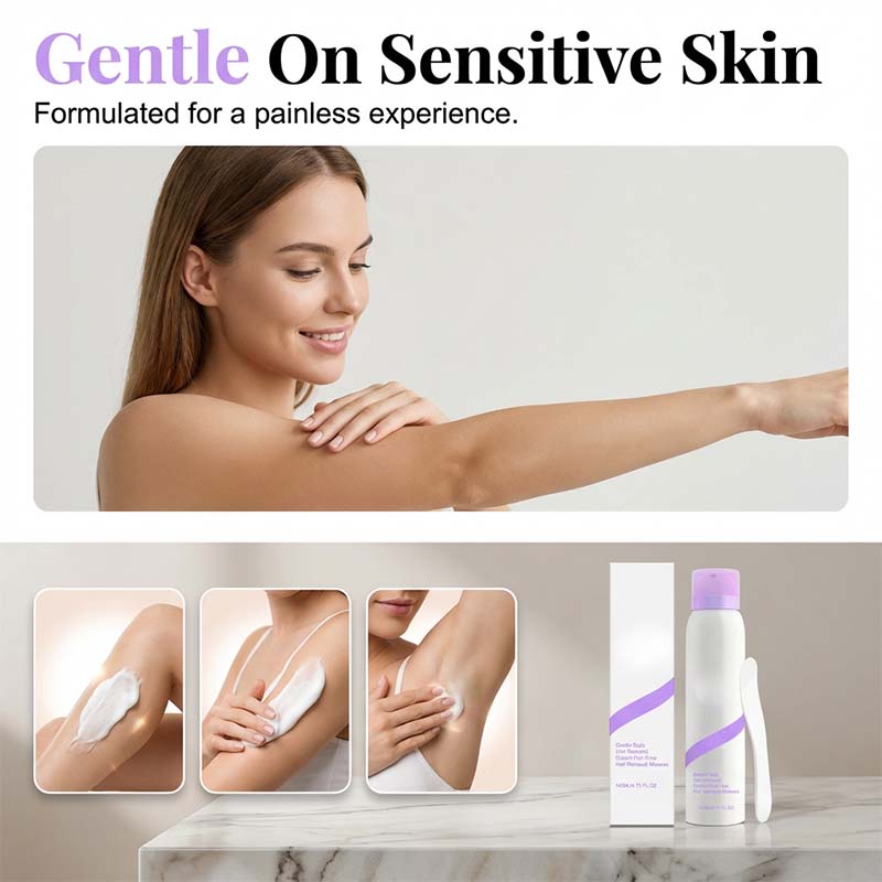 💜2026 Hot Sale 75% OFF Only￡9.99！！✨🧴Gentle Painless Hair Removal Mousse Removes Hair Gently While Moisturizing Skin! 💖