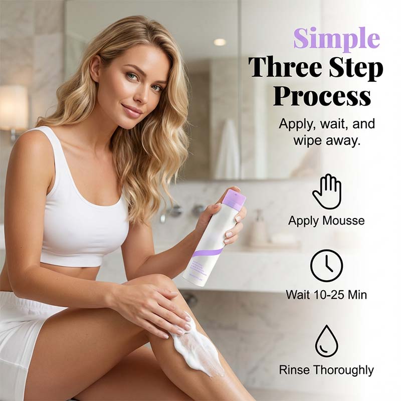 💜2026 Hot Sale 75% OFF Only￡9.99！！✨🧴Gentle Painless Hair Removal Mousse Removes Hair Gently While Moisturizing Skin! 💖