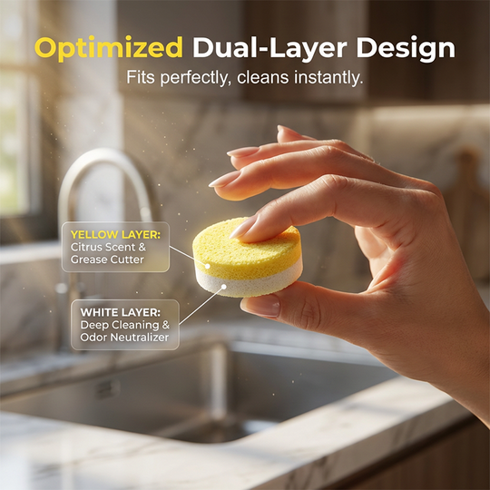 Garbage Disposal Cleaner and Deodorizer Tablets