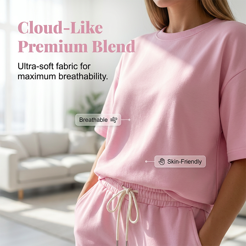 ⏰🔥LIMITED TIME 58% OFF! 💥 Women’s Casual Short Sleeve Top &amp; Pants Set – Comfortable, Stylish &amp; Perfect for Everyday Wear ✨👚