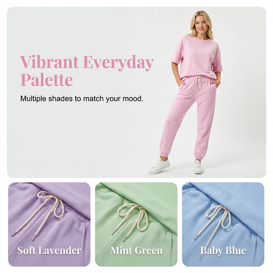 ⏰🔥LIMITED TIME 58% OFF! 💥 Women’s Casual Short Sleeve Top &amp; Pants Set – Comfortable, Stylish &amp; Perfect for Everyday Wear ✨👚