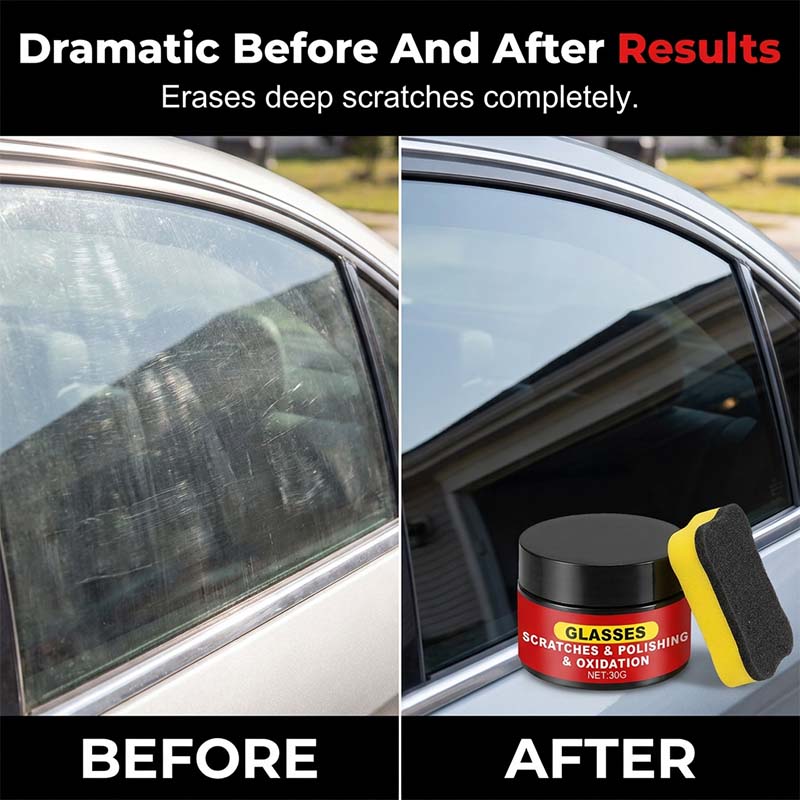 Glass Scratch Polishing &amp; Repair Compound