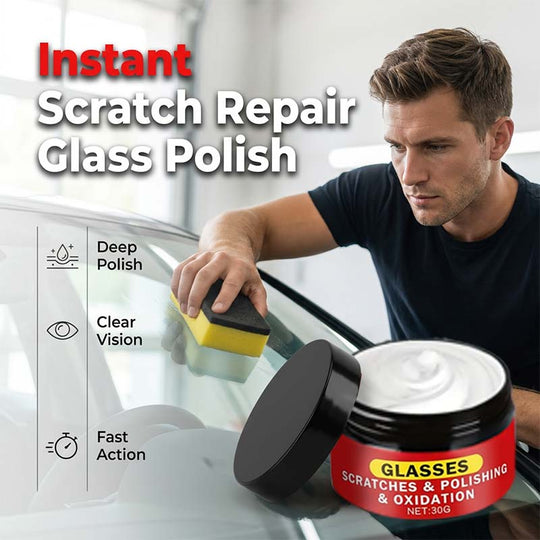 Glass Scratch Polishing &amp; Repair Compound