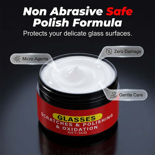 Glass Scratch Polishing &amp; Repair Compound