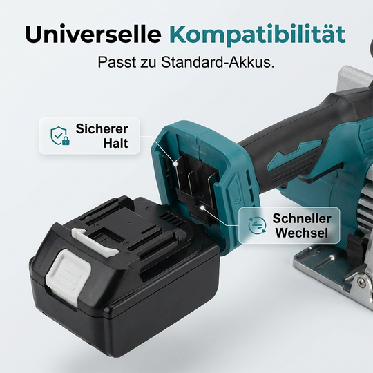 ⚡🛠️【Limitiertes Angebot:  50% RABATT!】 Hochgeschwindigkeits-Akku-Kreissäge mit bürstenlosem Motor – Leistungsstark, kabellos &amp; präzise