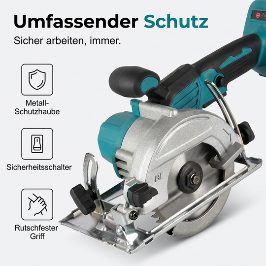 ⚡🛠️【Limitiertes Angebot:  50% RABATT!】 Hochgeschwindigkeits-Akku-Kreissäge mit bürstenlosem Motor – Leistungsstark, kabellos &amp; präzise