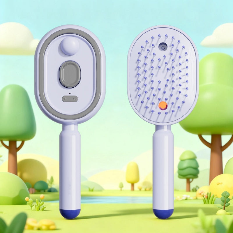 ⚡ 50% OFF NOW ! 💐 Electric Spray &amp; Massage Hair Brush – Soothing Scalp Massage, Fine Mist Spraying &amp; Smooth Hair Care Design ✨