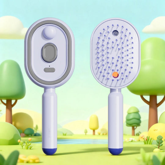 ⚡ 50% OFF NOW ! 💐 Electric Spray &amp; Massage Hair Brush – Soothing Scalp Massage, Fine Mist Spraying &amp; Smooth Hair Care Design ✨