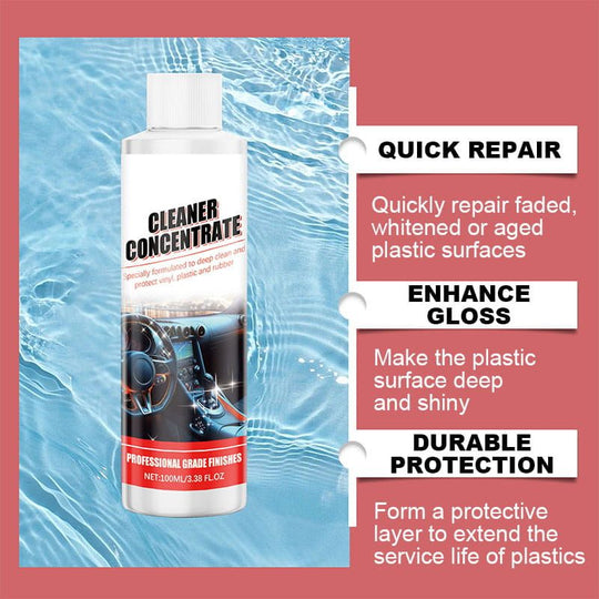 💐50% OFF !Car Plastic Renovation Cleaning &amp; Coating