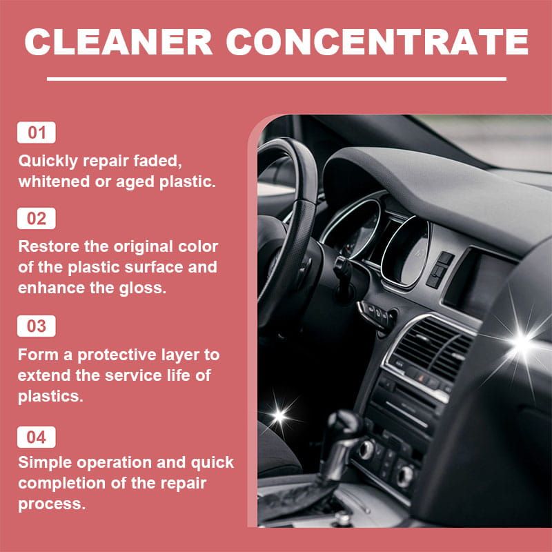 💐50% OFF !Car Plastic Renovation Cleaning &amp; Coating