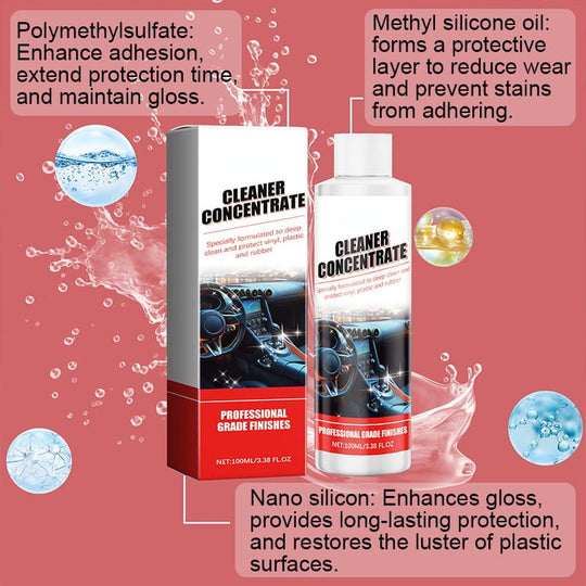 💐50% OFF !Car Plastic Renovation Cleaning &amp; Coating