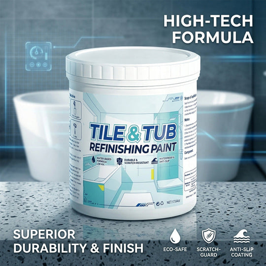 🥳2026 HOT SALE🥳💞50K+ SOLD!⚡ 50% OFF!Premium Tile &amp; Tub Refinishing Paint Kit