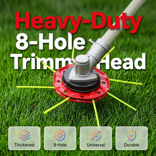 Heavy-Duty 8-Hole Trimmer Head