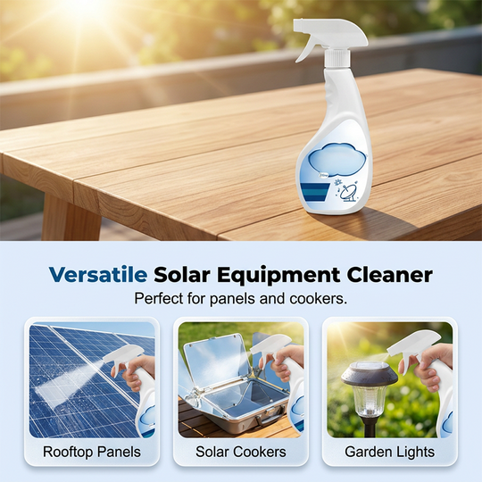 Solar Cooker &amp; Panel Cleaner Spray