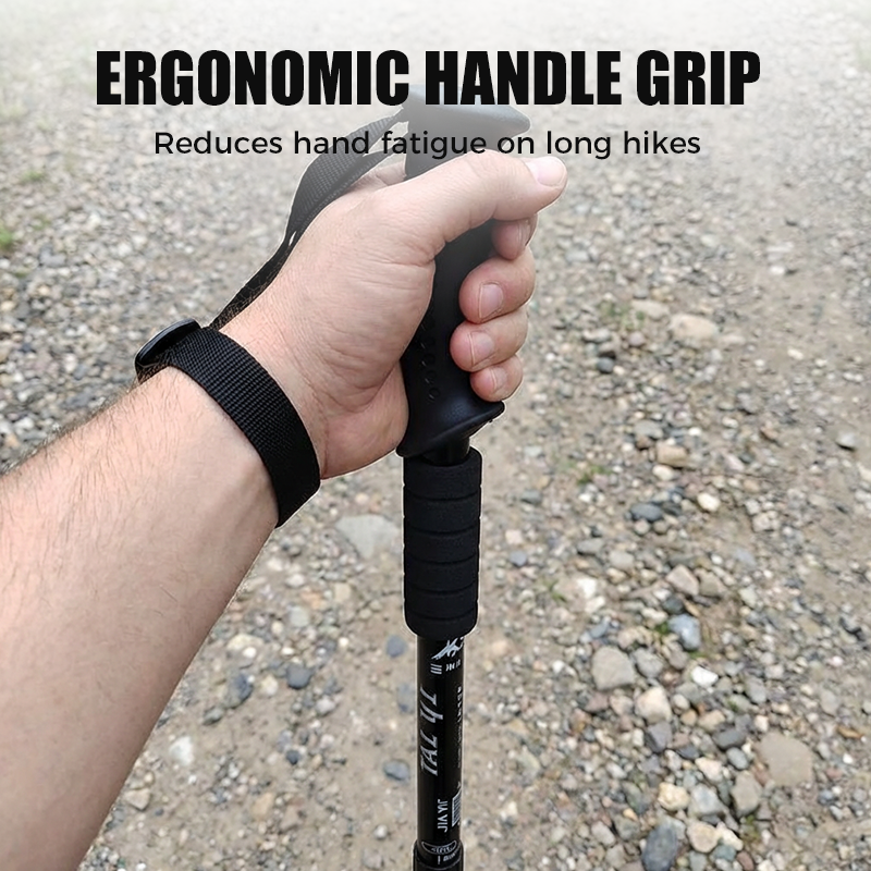 ⛰️ Last Day Special Price £18.99 ! ✨ Adjustable Aluminum Alloy Trekking Pole – Durable, Shock-Absorbing, Lightweight 🌲