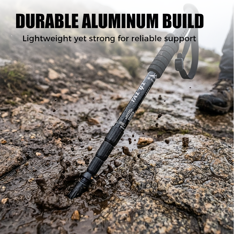 ⛰️ Last Day Special Price £18.99 ! ✨ Adjustable Aluminum Alloy Trekking Pole – Durable, Shock-Absorbing, Lightweight 🌲