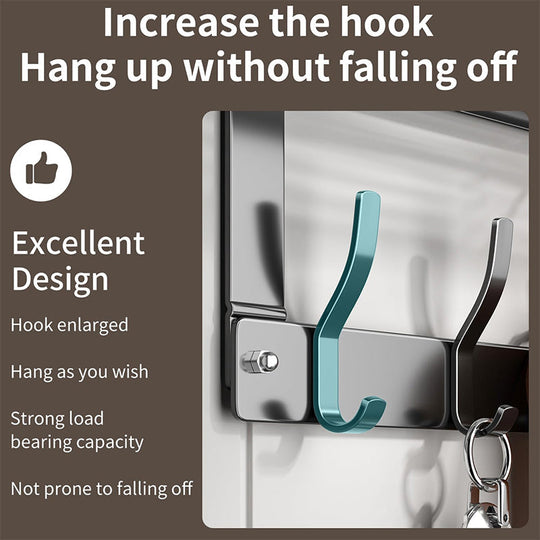 🔥While Supplies Last 50% OFF!🎉 Over The Door Hooks with Storage Basket