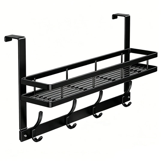 🔥While Supplies Last 50% OFF!🎉 Over The Door Hooks with Storage Basket