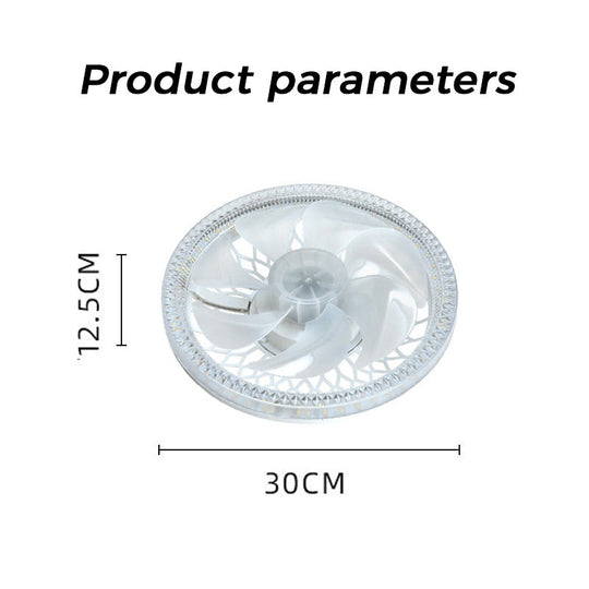 📢📢 50 % RABATT!! 🥳 KOSTENLOSER VERSAND 💞💨 2-in-1-Lautloser, verstellbarer Ventilator mit Fernbedienung und Licht fürs Schlafzimmer